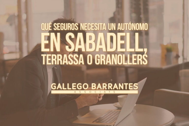 Qué seguros necesita un autónomo en Sabadell, Terrassa o Granollers